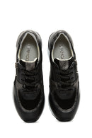 Kadın Deri Yüksek Taban Sneaker | Derimod Kadın Deri Yüksek Taban Sneaker | Derimod