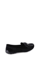 Tokalı Kadın Süet Loafer | Derimod Tokalı Kadın Süet Loafer | Derimod