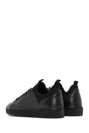 Men's Black Lace-up Leather Sneaker | Derimod Men's Black Lace-up Leather Sneaker | Derimod