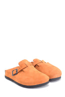 Women's Casual Nubuck Leather Slippers | Derimod Women's Casual Nubuck Leather Slippers | Derimod