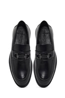Men's Black Buckled Leather Loafer | Derimod Men's Black Buckled Leather Loafer | Derimod