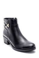 Women's Zippered Mid-Heel Boots | Derimod Women's Zippered Mid-Heel Boots | Derimod