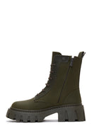 Women's Leather Zipper Boots | Derimod Women's Leather Zipper Boots | Derimod