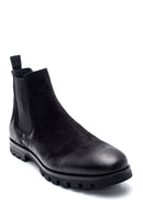 Men's Leather Nubuck Chelsea Boots | Derimod Men's Leather Nubuck Chelsea Boots | Derimod