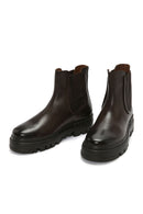 Men's Brown Thick Soled Leather Chelsea Boots | Derimod Men's Brown Thick Soled Leather Chelsea Boots | Derimod