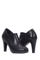 Kadın Kroko Desenli Bootie | Derimod Kadın Kroko Desenli Bootie | Derimod