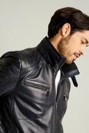 Ballet Men's Leather Jacket | Derimod Ballet Men's Leather Jacket | Derimod