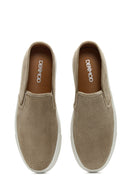 Erkek Vizon Süet Deri Spor Loafer | Derimod Erkek Vizon Süet Deri Spor Loafer | Derimod