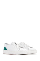 Erkek Beyaz Deri Sneaker | Derimod Erkek Beyaz Deri Sneaker | Derimod