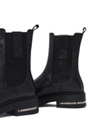 Women's Black Leather Chelsea Boot | Derimod Women's Black Leather Chelsea Boot | Derimod