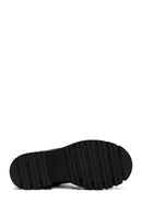 Women's Black Leather Zippered Boots | Derimod Women's Black Leather Zippered Boots | Derimod