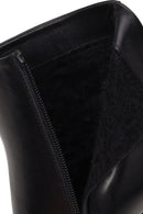 Woman Black Zip Closure Stiletto Heel Leather Boots | Derimod Woman Black Zip Closure Stiletto Heel Leather Boots | Derimod