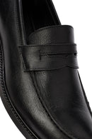Erkek Siyah Deri Klasik Loafer | Derimod Erkek Siyah Deri Klasik Loafer | Derimod