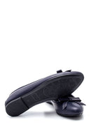Women's Leather Bow Detailed Ballerinas | Derimod Women's Leather Bow Detailed Ballerinas | Derimod