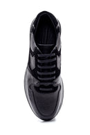 Men's Leather Suede Detailed Sneaker | Derimod Men's Leather Suede Detailed Sneaker | Derimod
