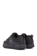 Skechers Men's Black Escape Plan Lace-Up Sneakers | Derimod Skechers Men's Black Escape Plan Lace-Up Sneakers | Derimod