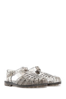 Women's Black Ankle Strap Jelly Sandals | Derimod Women's Black Ankle Strap Jelly Sandals | Derimod