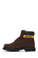 Caterpillar Men's Brown Colorado Nubuck Leather Boots | Derimod Caterpillar Men's Brown Colorado Nubuck Leather Boots | Derimod