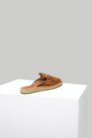 Women's Studded Detailed Suede Slippers | Derimod Women's Studded Detailed Suede Slippers | Derimod
