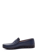Men's Leather Perforated Casual Loafer | Derimod Men's Leather Perforated Casual Loafer | Derimod