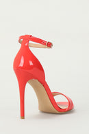 Women's Red Faux Leather Sandals | Derimod Women's Red Faux Leather Sandals | Derimod
