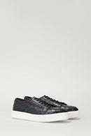 Örgülü Erkek Deri Sneaker | Derimod Örgülü Erkek Deri Sneaker | Derimod