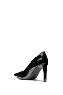 Geox Women's Black Faviola Thin Heeled Patent Leather Stiletto | Derimod Geox Women's Black Faviola Thin Heeled Patent Leather Stiletto | Derimod