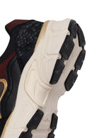 Woman Black Lace-Up Chunky Sneaker | Derimod Woman Black Lace-Up Chunky Sneaker | Derimod