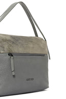 Women's Gray Long Strap Shoulder Bag | Derimod Women's Gray Long Strap Shoulder Bag | Derimod
