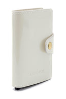 Women's Beige Leather Card Holder | Derimod Women's Beige Leather Card Holder | Derimod