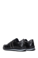Erkek Siyah Deri Casual Sneaker | Derimod Erkek Siyah Deri Casual Sneaker | Derimod