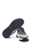 Men's Leather Stripe Detailed Sneaker | Derimod Men's Leather Stripe Detailed Sneaker | Derimod