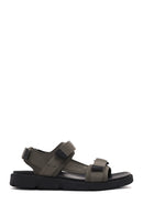 Geox Men's Green Xand 2s Fabric Sandals | Derimod Geox Men's Green Xand 2s Fabric Sandals | Derimod