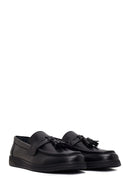 Male Black Tasselled Leather Casual Loafer | Derimod Male Black Tasselled Leather Casual Loafer | Derimod