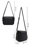 Women's Black Long Strap Crossbody Bag | Derimod Women's Black Long Strap Crossbody Bag | Derimod
