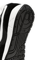 Men's Black Lace-up Leather Sneaker | Derimod Men's Black Lace-up Leather Sneaker | Derimod