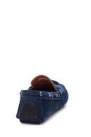Erkek Lacivert Süet Deri Casual Loafer | Derimod Erkek Lacivert Süet Deri Casual Loafer | Derimod