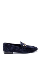 Kadın Süet Toka Detaylı Loafer | Derimod Kadın Süet Toka Detaylı Loafer | Derimod