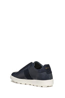 Geox Erkek Lacivert Spherica Ecub-1 Deri Sneaker | Derimod Geox Erkek Lacivert Spherica Ecub-1 Deri Sneaker | Derimod