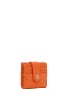 Woman Orange Quilted Card Holder | Derimod Woman Orange Quilted Card Holder | Derimod