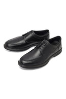 Men's Black Lace-up Leather Casual Shoes | Derimod Men's Black Lace-up Leather Casual Shoes | Derimod