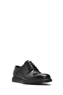 Men's Black Lace-up Leather Casual Shoes | Derimod Men's Black Lace-up Leather Casual Shoes | Derimod
