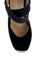 Women's Leather Suede Detailed Espadrilles | Derimod Women's Leather Suede Detailed Espadrilles | Derimod