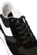Men's Black Lace-up Leather Sneaker | Derimod Men's Black Lace-up Leather Sneaker | Derimod