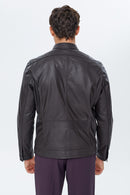 Atlanta Men's Brown Coat | Derimod Atlanta Men's Brown Coat | Derimod