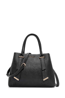 Woman Black Long-Strap Casual Shoulder Bag | Derimod Woman Black Long-Strap Casual Shoulder Bag | Derimod