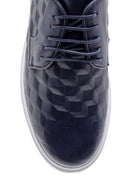 Men's Printed Leather Sneaker | Derimod Men's Printed Leather Sneaker | Derimod
