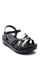 Women's Wedge Heel Casual Sandals | Derimod Women's Wedge Heel Casual Sandals | Derimod