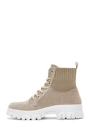 Women's Leather Lace-Up Boots | Derimod Women's Leather Lace-Up Boots | Derimod