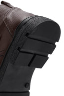 Male Brown Zip Closure Leather Casual Boots | Derimod Male Brown Zip Closure Leather Casual Boots | Derimod